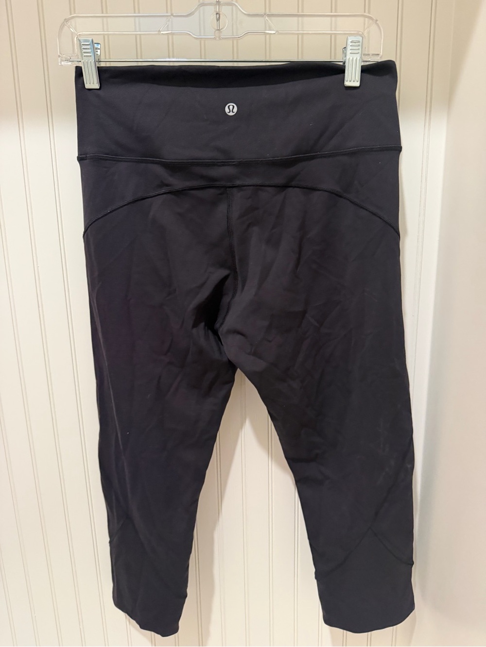 lululemon athletica Black Cropped Leggings